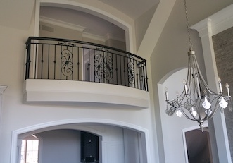 Custom Iron Balcony Railings in Metro Detroit Area | San Marino - 20161104_140609