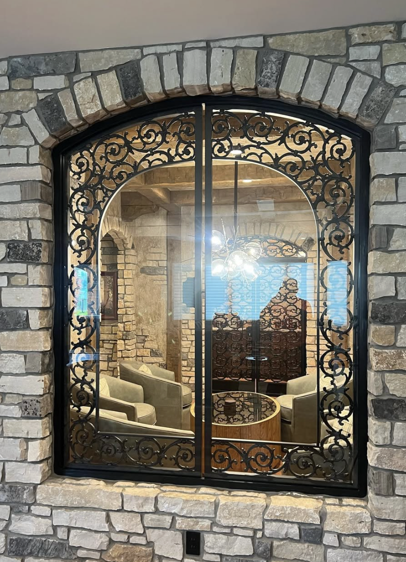 Custom Metalwork in Warren, MI – Railings, Fences & Gates | San Marino Iron - Washington%20Decorative%20Window%20Panel