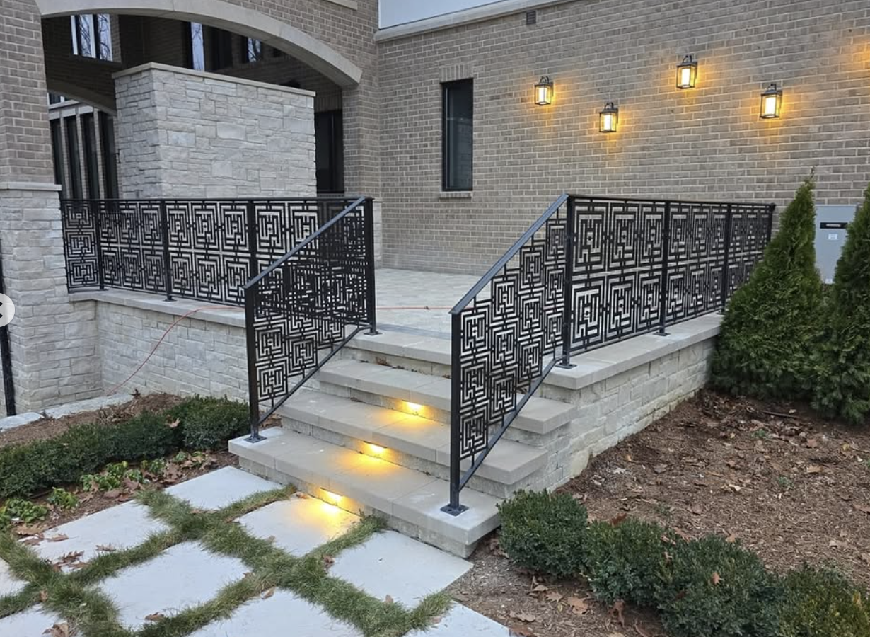 Custom Porch & Patio Railings in Warren, MI | San Marino Iron Inc. - West%20Bloom%20Pattern%20%282%29